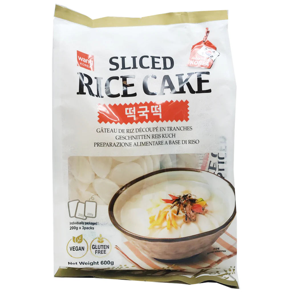 WANG KOREA - GNOCCHI DI RISO COREANI FRESCHI A FETTINE - 600 G