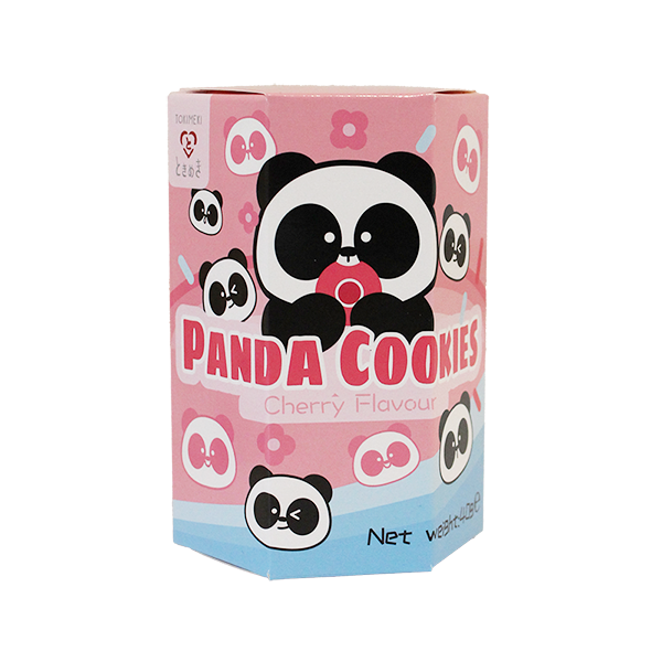TOKIMEKI - panda cookies al gusto di ciliegia- 40g