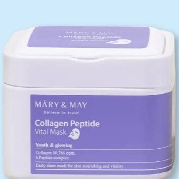 MARY & MAY COLLAGEN AND PEPTID VITAL MASK 30 MASCHERE 400G