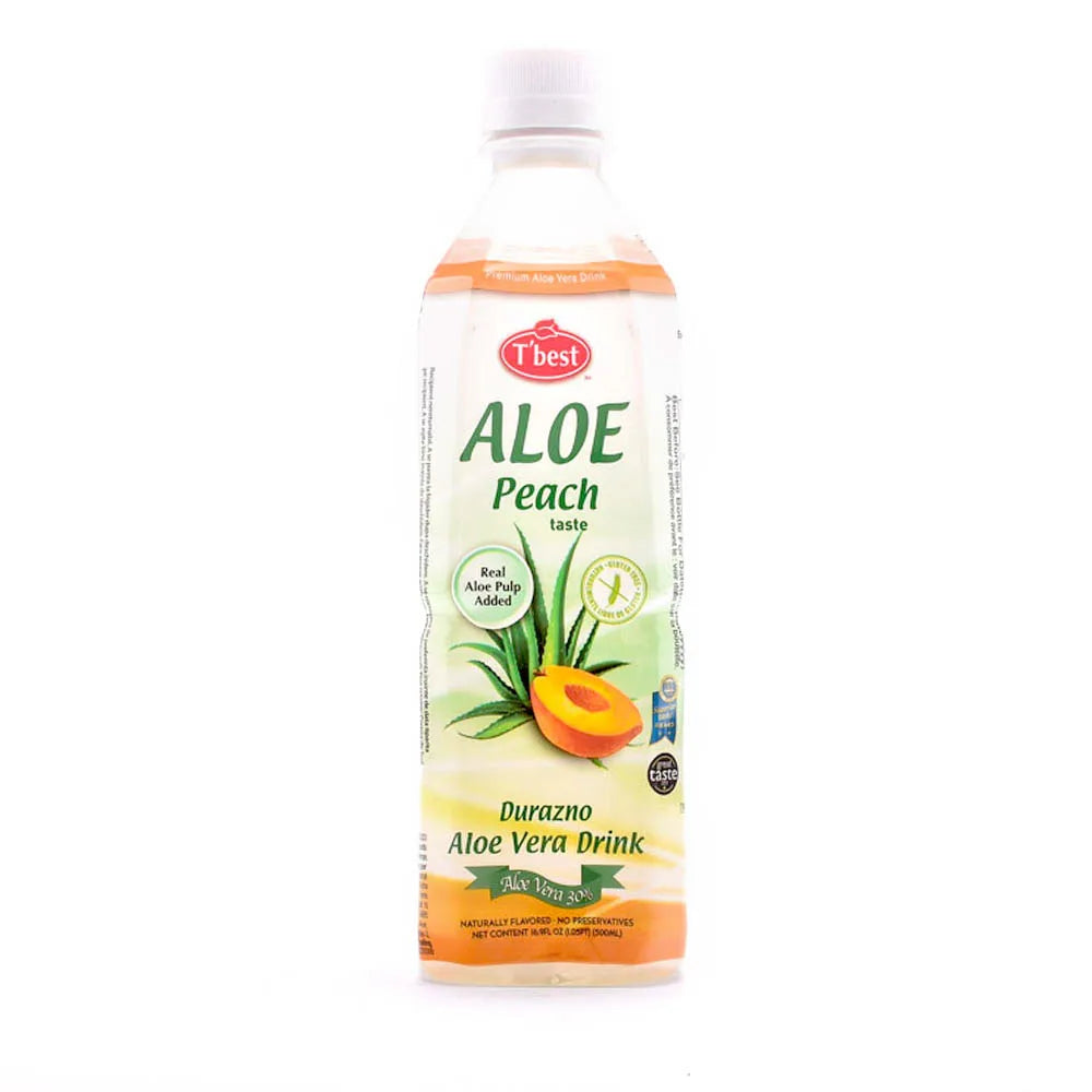 T'BEST BEVANDA DI ALOE ALLA PESCA – 500ML DI FRESCHEZZA E BENESSERE