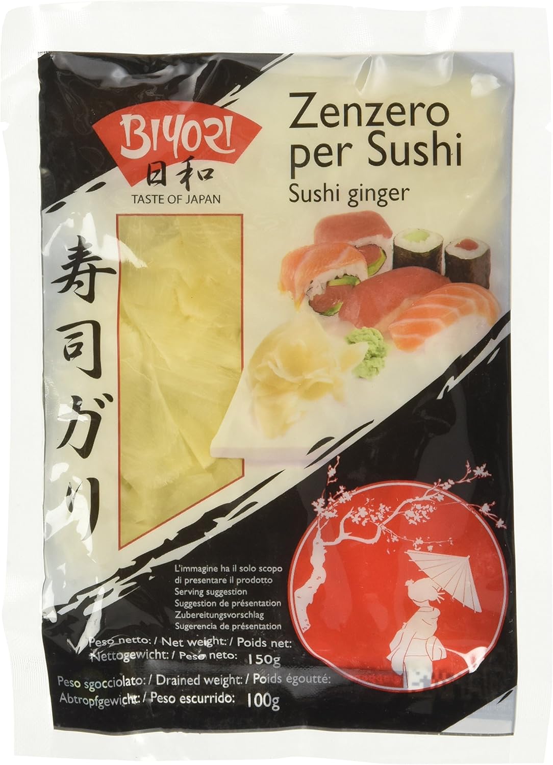 BIYORI - zenzero in salamoia per sushi - 150g
