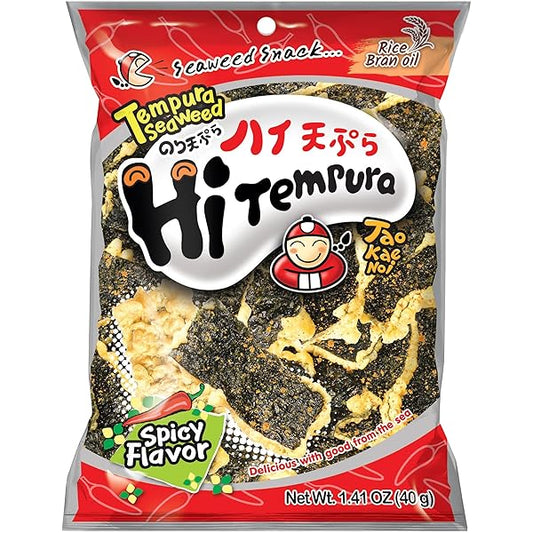 SNACK DI ALGHE CROCCANTI AL TEMPURA PICCANTE 40g