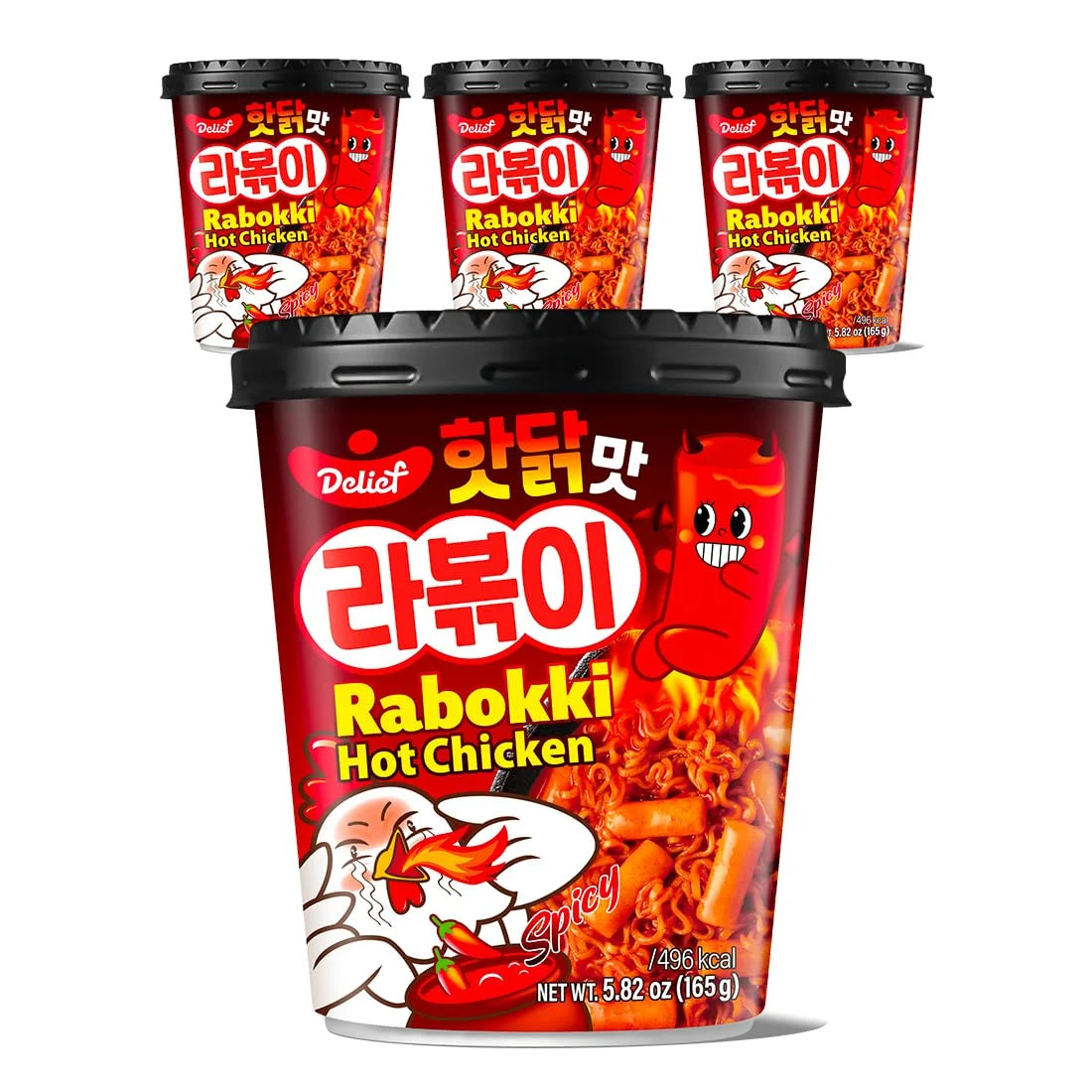 DELIEF -ramen&gnocchi di riso abbinati al gusto di salsa piccante - 165g
