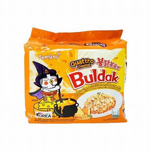 SAMYANG - ramen buldak hot chicken 4xformaggio - 5x145g(725g)
