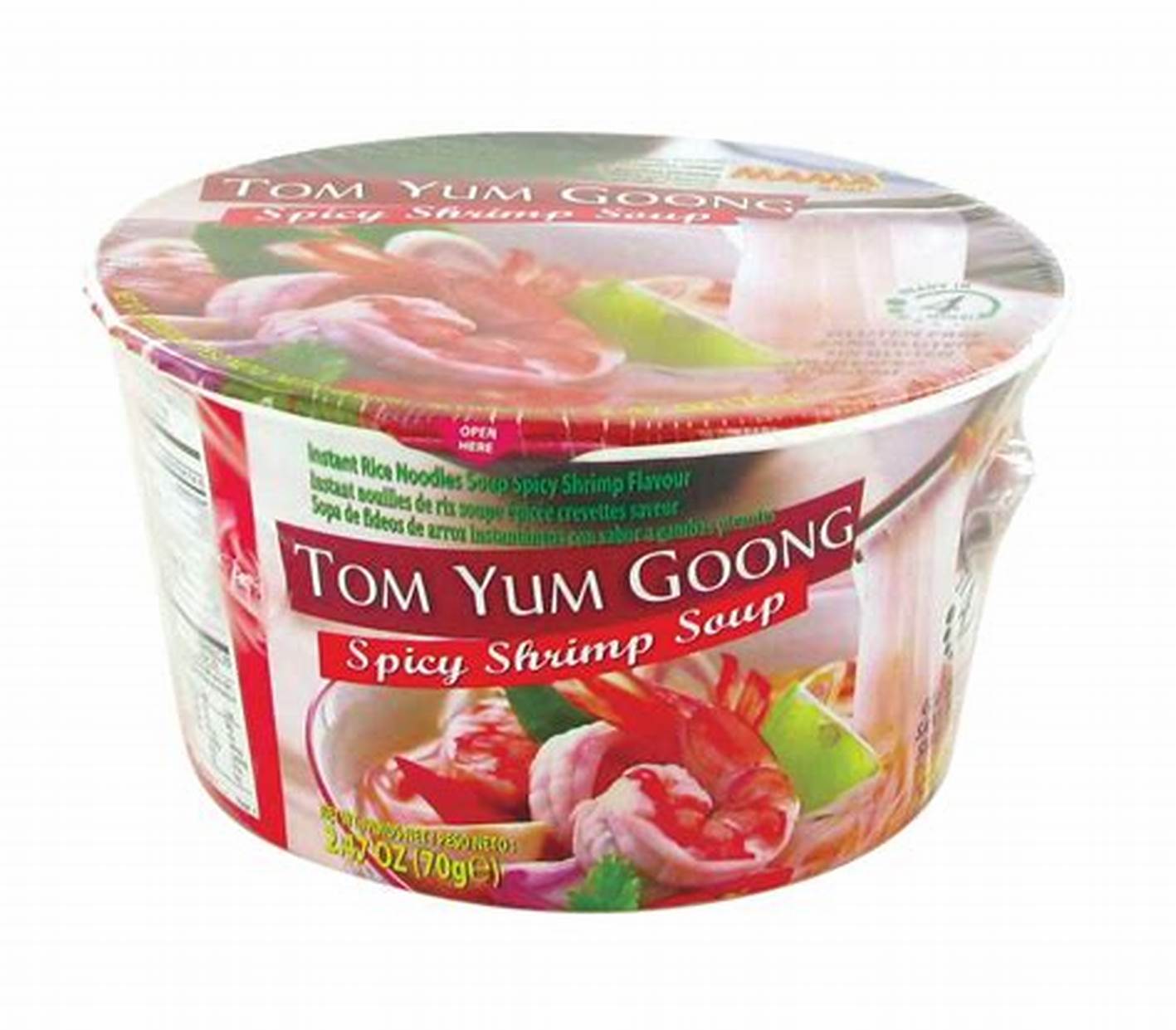 MAMA - noodles istantanei al gusto di gamberi(piccante) - 400ml