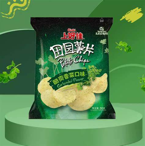 OISHI - potato chips al gusto di wasabi - 50g