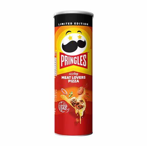 PRINGLES - chips al gusto di bbq aromatizzato pizza - 102g