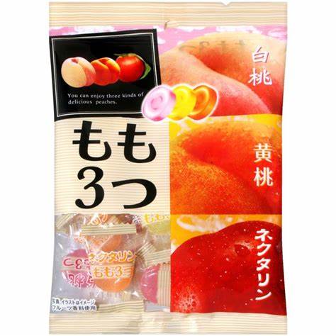 PINE - caramelle al gusto di pesca tris - 75g