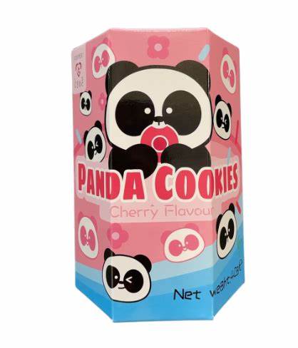 TOKIMEKI - panda cookies al gusto di ciliegia- 40g