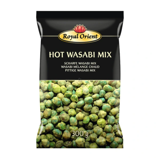 ROYAL ORIENT – PISELLI E ARACHIDI TOSTATI AL GUSTO DI WASABI - 300G