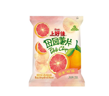 OISHI PATATINE AL POMPELMO ROSA – 70G