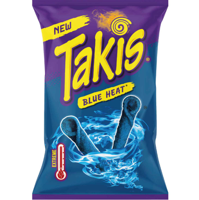 TAKIS BLUE HEAT – SNACK PICCANTE ROLLATI AL PEPERONCINO 100G