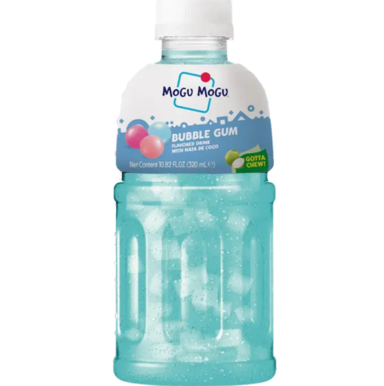 MOGU MOGU BUBBLE GUM 320ML – BEVANDA AL BUBBLE GUM CON NATA DE COCO