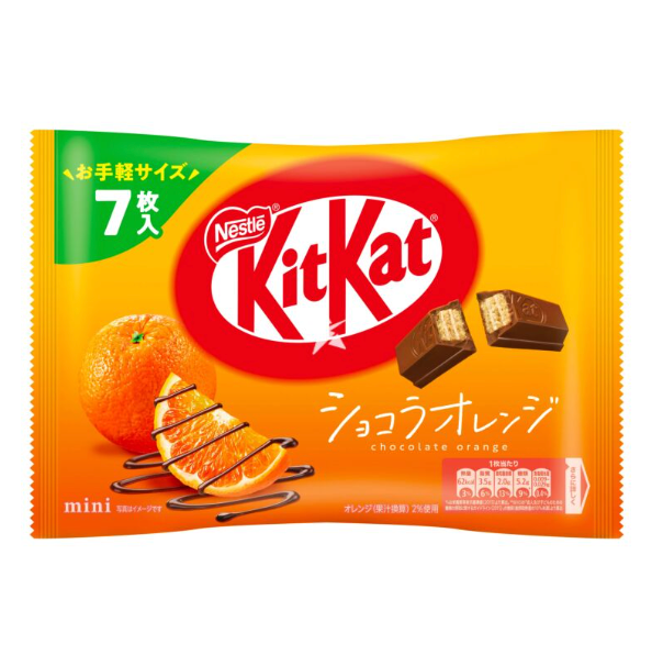 STICK DI WAFER E CACAO AL GUSTO CIOCCOLATO E ARANCIA - 7PZ - 81.2 G