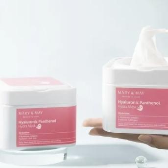 MARY & MAY HYDRA MASK 30 MASCHERE 400G Hyaluronic Panthenol