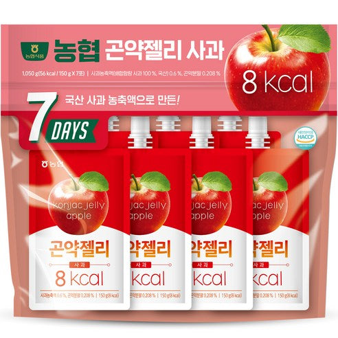 NH Bevanda gelatina di konjac ipocalorica - gusto Mela - 150ml x 7