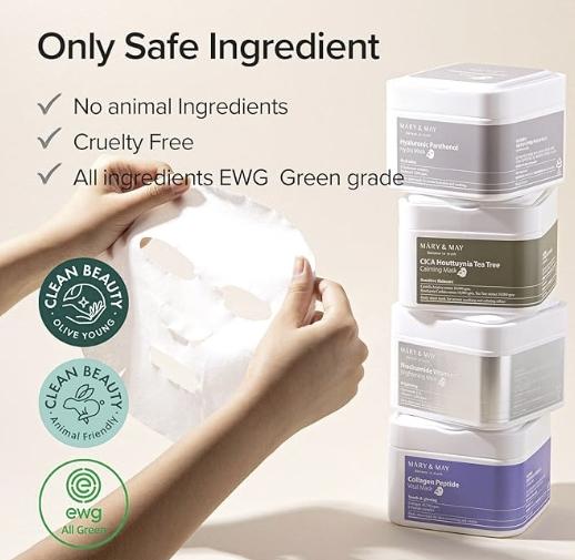 MARY & MAY COLLAGEN AND PEPTID VITAL MASK 30 MASCHERE 400G