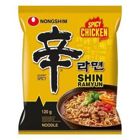 Shin Ramyun Noodles istantanei al pollo piccante - 120 g