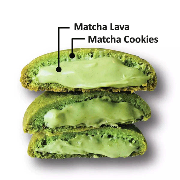 UNICO - lava bites cookies di burro al ripieno di matcha - 200g