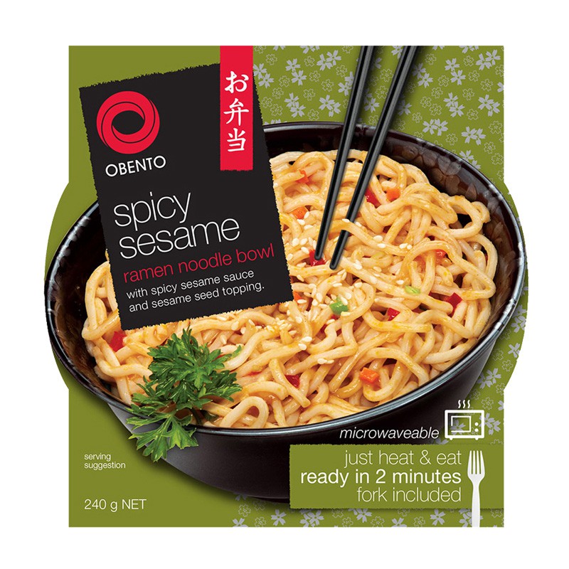 UDON ISTANTANEO AL PASTE DI SESAMO PICCANTE 240g-OBENTO