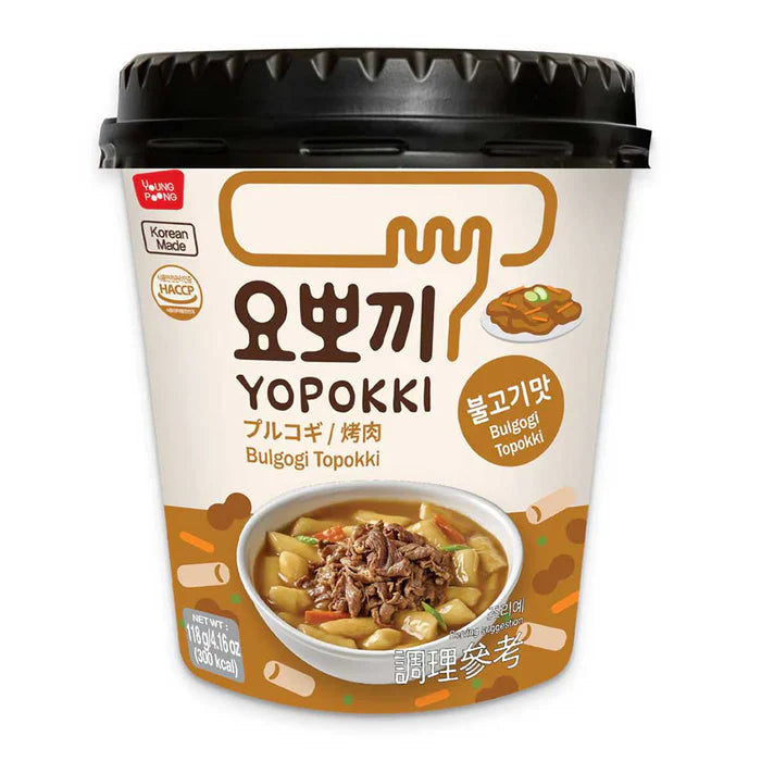 YOPOKKI - cup gnocchi di riso al gusto di bulgogi - 118g