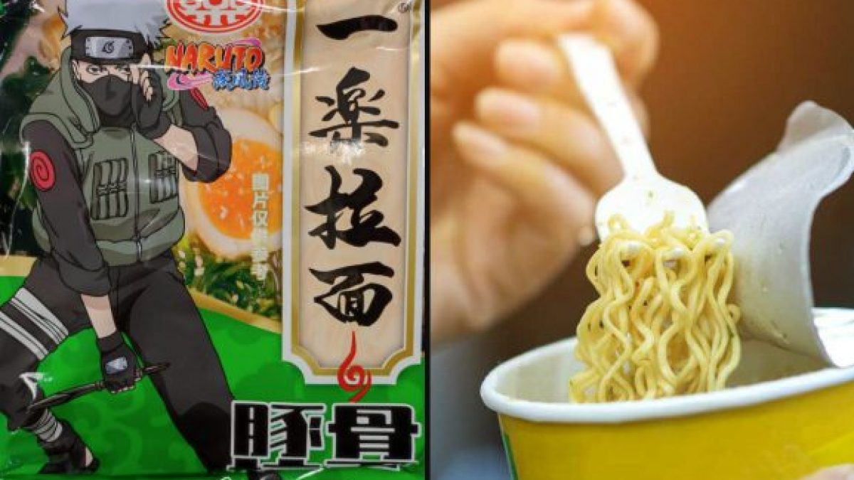 YILE - naruto noodles istantanei al gusto di costolette di maiale - 135g