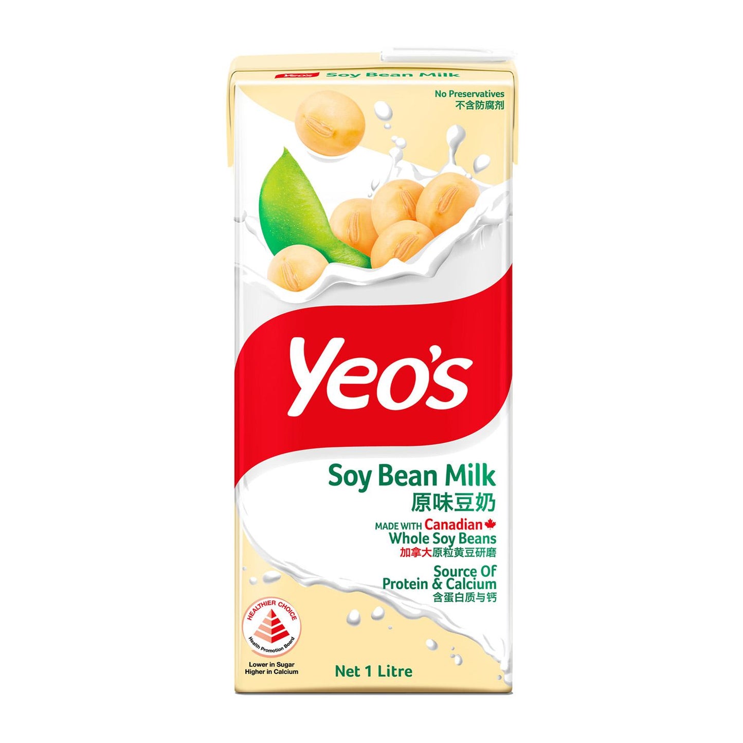 YEO'S BEVANDA DI SOIA COME FONTE DI PROTEINE E CALCIO 1 L