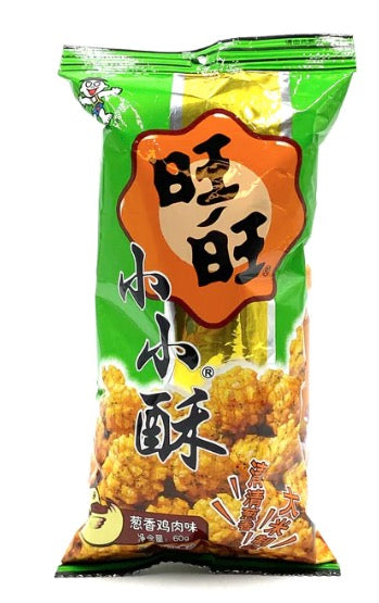 SNACK DI RISO AROMA POLLO E CIPOLLOTTI - 60 GR