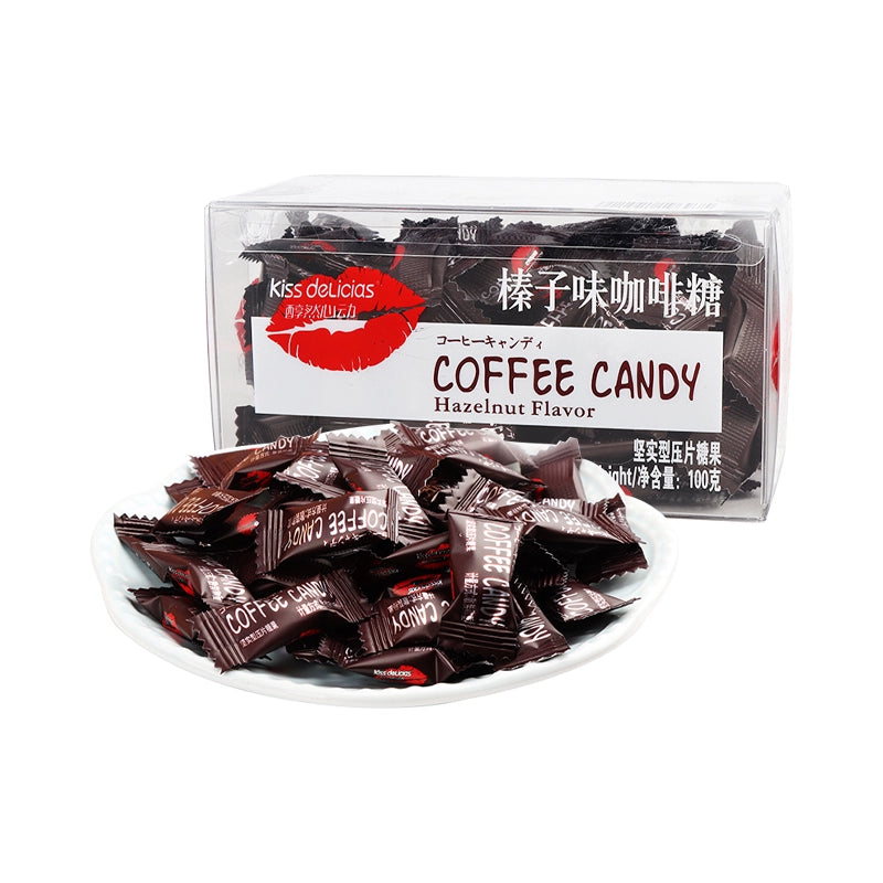 Caramelle al caffè al gusto nocciola 100g-KISS DELICIAS