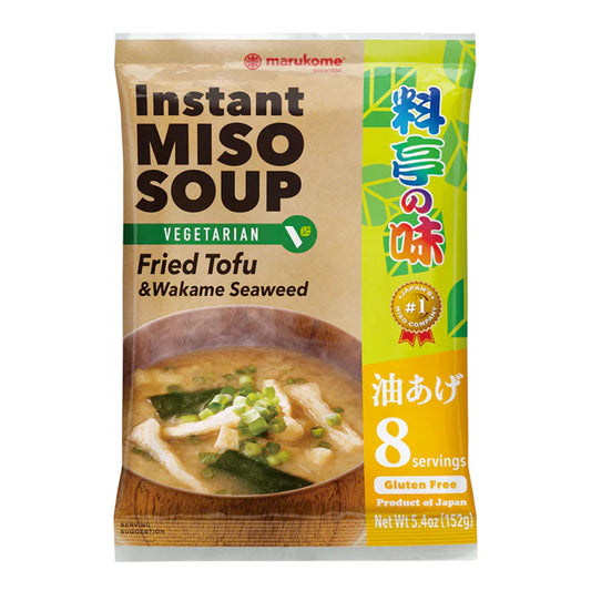 ZUPPA DI MISO INSTANTANEO AI TOFU FRITTO E WAKEME  152g