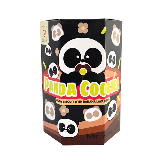 TOKIMEKI - panda cookies al gusto di cioccolato con ripieno di banana- 40g