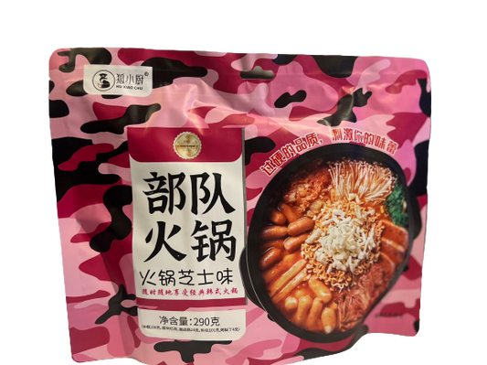 HOT POT ISTANTANEO COREANO PICCANTE CON FORMAGGIO - PASTO VELOCE E CREMOSO