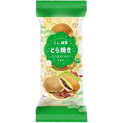 DORAYAKI AI FAGIOLI ROSSI E MATCHA 165g-TOKIMEKI