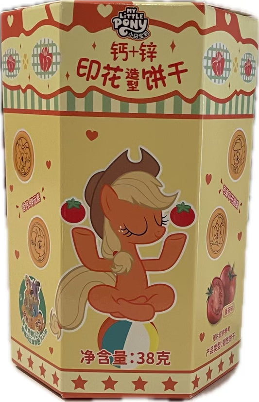 TIANLE - biscotti My Little Pony Applejack al gusto e ripieno di pomodoro con sorpresa - 38g
