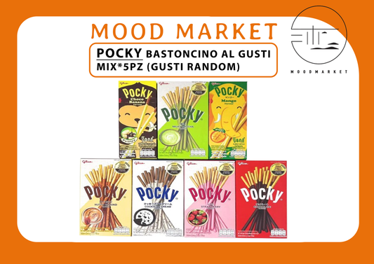 POCKY - BASTONCINO AL GUSTI MIX*5PZ (GUSTI RANDOM)