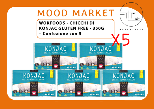 WOKFOODS-CHICCHI DI KONJAC GLUTEN FREE 350G-5PZ