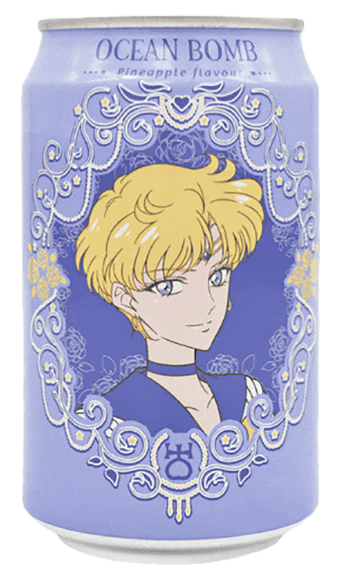 OCEAN BOMB – BEVANDA GASSATA ALL’ANANAS PRETTY SOLDIER SAILOR MOON – 330 ML