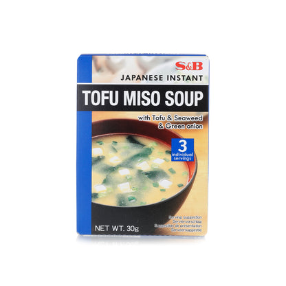 S&B - zuppa di miso al gusto di tofu,alghe e cipolla verde - 33g
