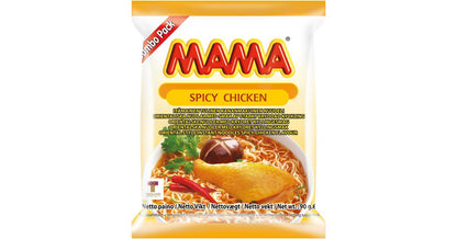 MAMA - noodles istantanei al gusto di pollo piccante - 90g