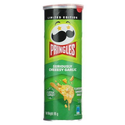 PRINGLES - chips al gusto di aglio e formaggio - 102g