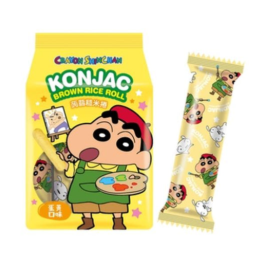CRAYON SHINCHAN ROTOLO DI RISO INTEGRALE KONJAC GUSTO UOVO SALATO  130G
