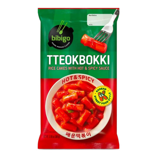 Bibigo Tteokbokki Hot e spicy 360 g