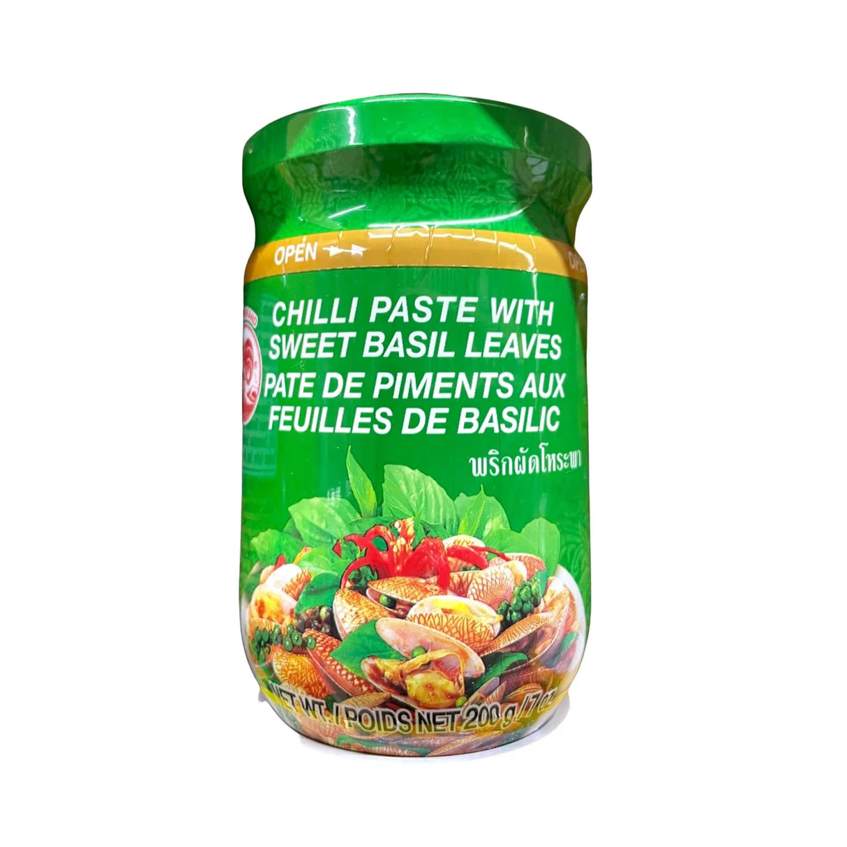 PASTA DI PEPERONCINO E BASILICO (DOLCE/PICCANTE) 200g-COCK