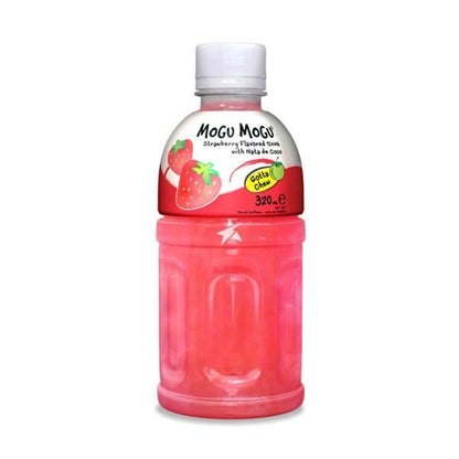 MOGU MOGU - bevanda analcolica al gusto di fragola con nata di cocco - 320ml