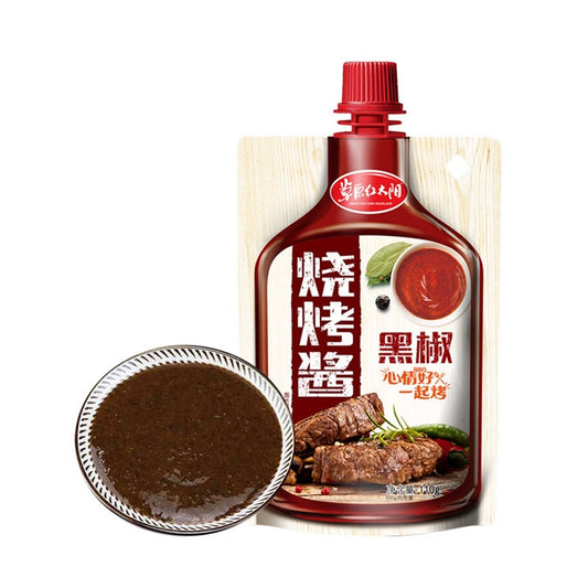 SALSA BBQ AL PEPE NERO 110 GR