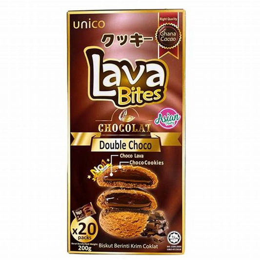 UNICO - lava bites cookies di burro al ripieno di cioccolato- 200g