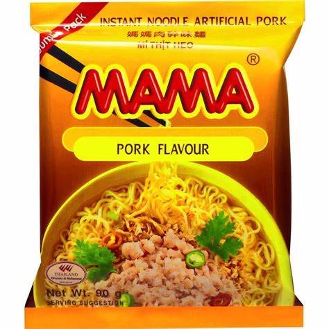 MAMA - noodles istantanei al gusto di maiale - 90g