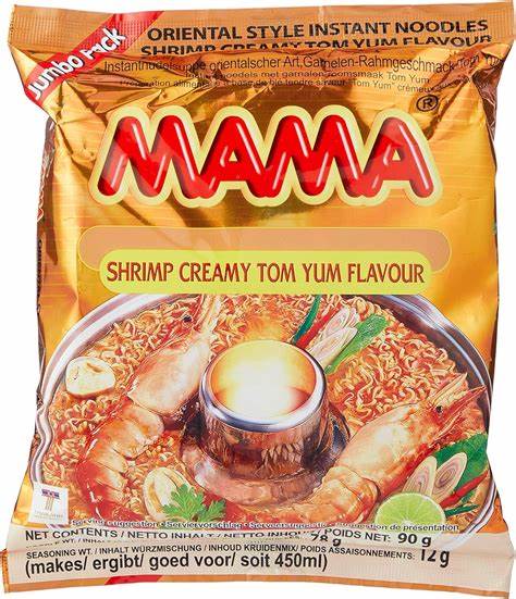 MAMA - noodles istantanei al gusto di gamberi cremosi - 90g
