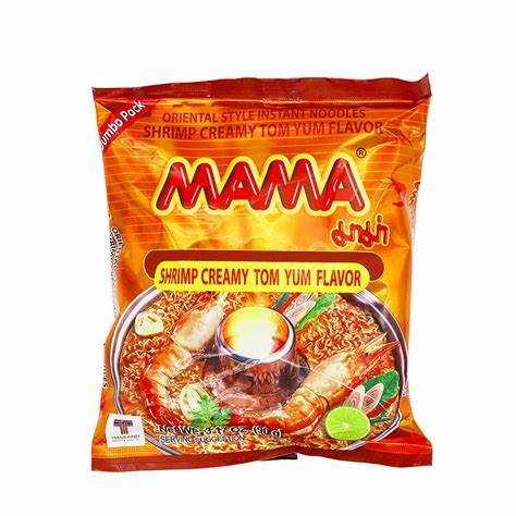 MAMA - noodles istantanei al gusto di gamberi cremosi - 90g