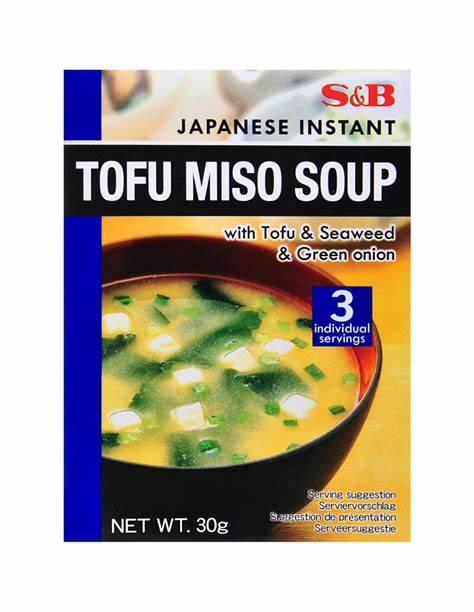 S&B - zuppa di miso al gusto di tofu,alghe e cipolla verde - 33g